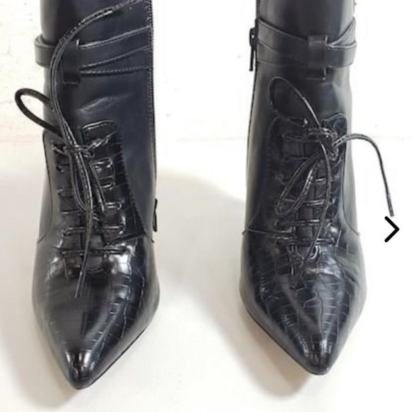 Black ALTUZARRA Heeled Boots US 8 - Picture 2 of 4